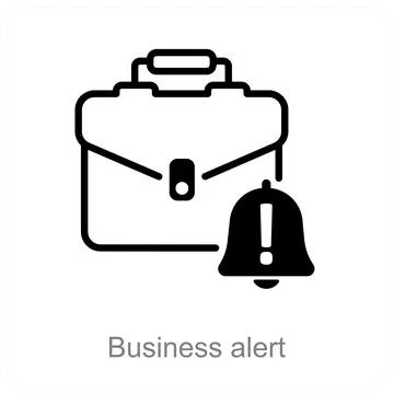 Business alert Stock Illustration