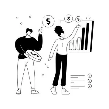 Business ambition abstract concept vector illustration. Stock Illustration