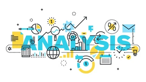 Business Analysis and Data Statistics Concept motion with Financial Researc.. Stock Footage 340282361