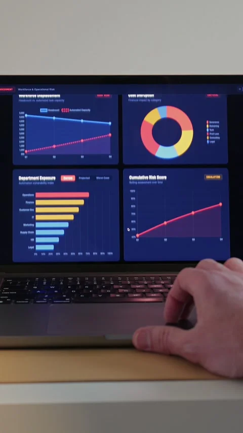 Business Analysis of Artificial Intelligence Stock Footage 332015339