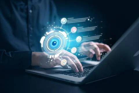 Business analysis chart KPI Data icon technology Stock-Fotos