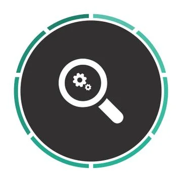 Business Analysis computer symbol Stock Illustration