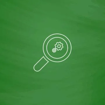 Business Analysis computer symbol Stock Illustration