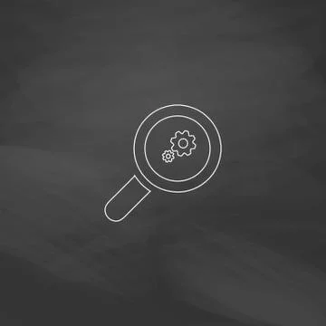 Business Analysis computer symbol Stock Illustration