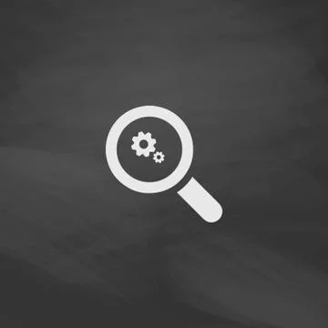 Business Analysis computer symbol 스톡 일러스트