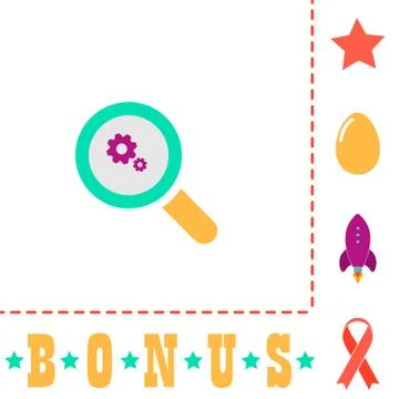 Business Analysis computer symbol Stock Illustration