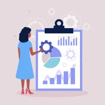 Business analysis concept Stock Illustration