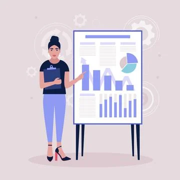 Business analysis concept Stock Illustration