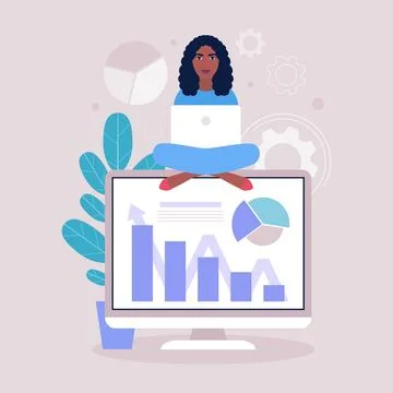 Business analysis concept Stock Illustration