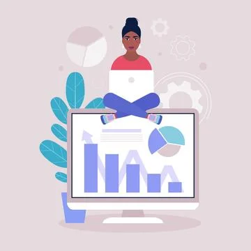 Business analysis concept Stock Illustration
