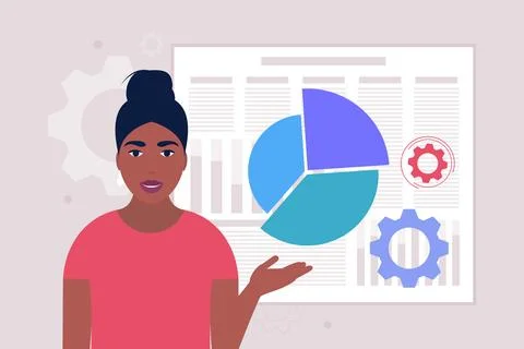 Business analysis concept Stock Illustration
