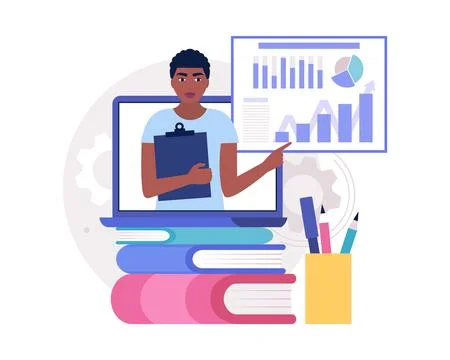 Business analysis concept Stock Illustration