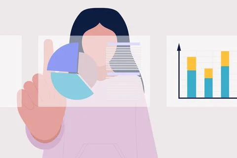 Business analysis concept 스톡 일러스트