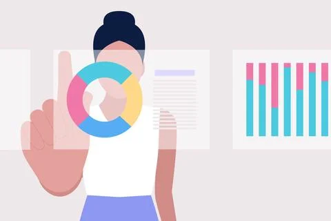 Business analysis concept 스톡 일러스트