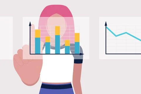 Business analysis concept Stock Illustration