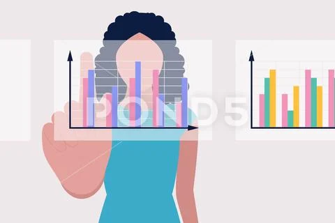 Business analysis concept Illustrazione stock