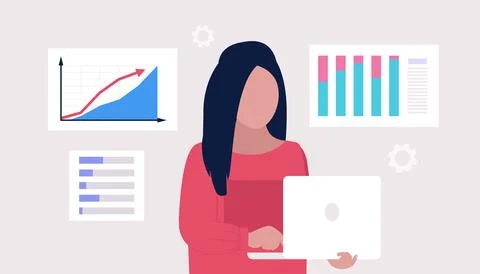Business analysis concept 스톡 일러스트