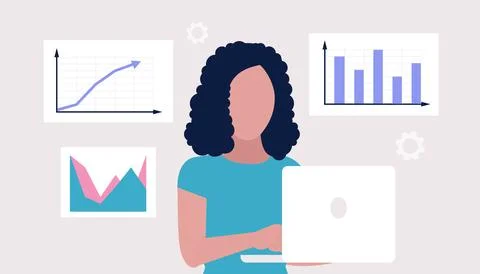 Business analysis concept Stock Illustration