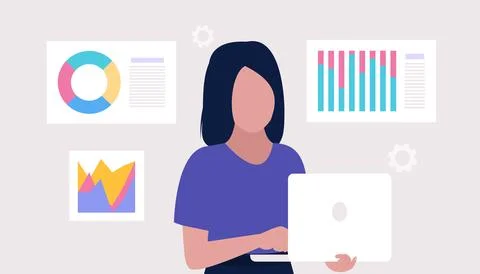 Business analysis concept 스톡 일러스트