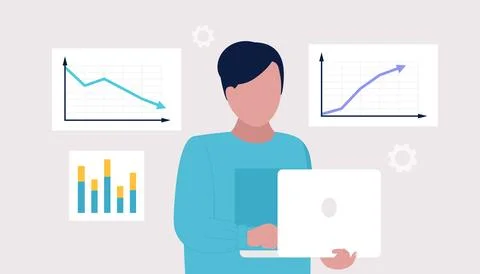 Business analysis concept 스톡 일러스트