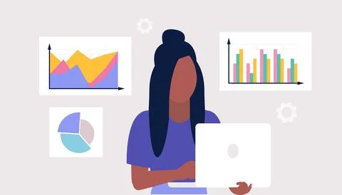 Business analysis concept Stock Illustration