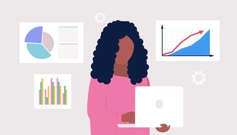 Business analysis concept Stock Illustration