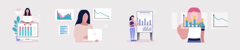 Business analysis concept イラスト素材