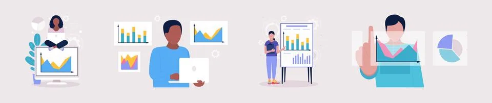 Business analysis concept 스톡 일러스트