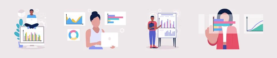 Business analysis concept 스톡 일러스트