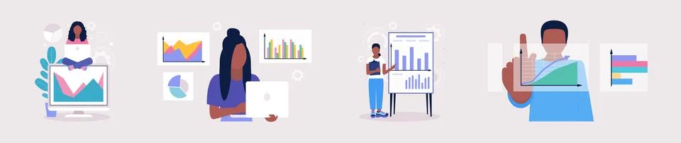 Business analysis concept 스톡 일러스트