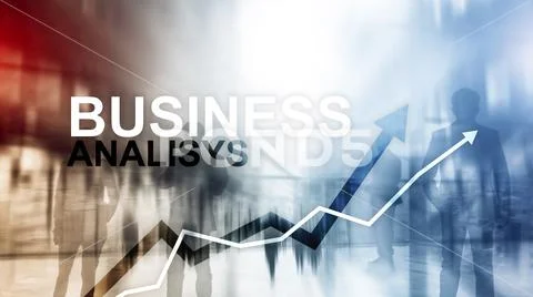 Business analysis diagrams and graphs on virtual screen. Financial and techno Stock Photos