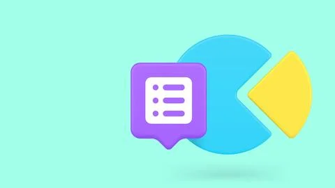 Business Analytics And Data Report 3d Banner Template Vector Illustration. 스톡 일러스트