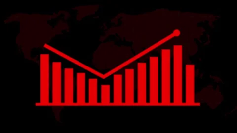 Business Analytics Dashboard Motion Graphic with Growth Statistics Stock-Footage 337009874