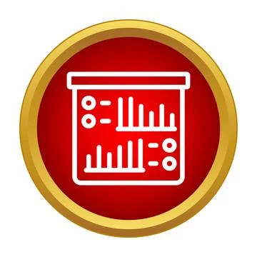 Business analytics data report icon concept 스톡 일러스트