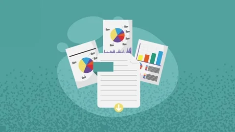 Business analytics dynamic footage, infographic data motion, charts and gra.. Stock Footage 333607591