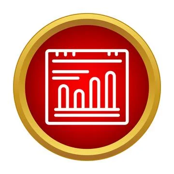 Business analytics graph dashboard representing data statistics Stock Illustration