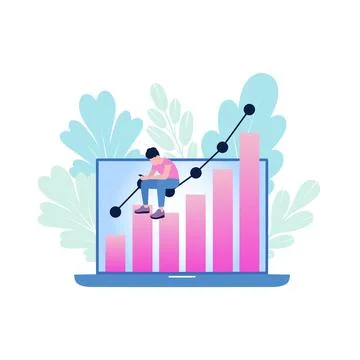 Business analytics Stock Illustration