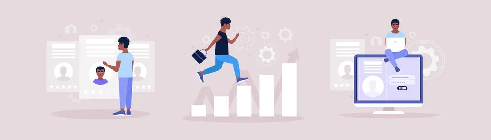 Business analytics Stock Illustration
