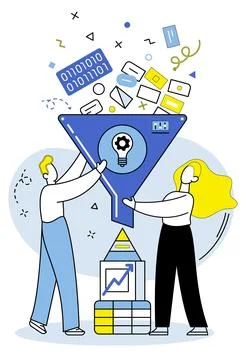 Business analytics. Indexes provide benchmarks for measuring business 스톡 일러스트