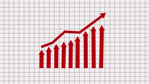 Business Analytics Infographic Animation with Positive Growth Indicators, U.. Stock Footage 337009482