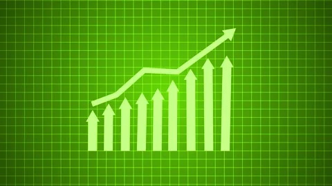 Business Analytics Infographic Animation with Positive Growth Indicators, U.. Stock Footage 337009502