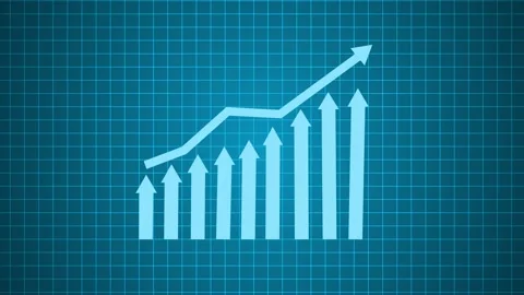 Business Analytics Infographic Animation with Positive Growth Indicators, U.. Stock Footage 337009506