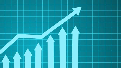 Business Analytics Infographic Animation with Positive Growth Indicators, U.. Stock Footage 337009521