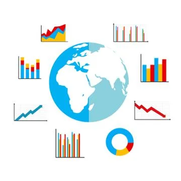 Business analytics infographics element Stock Illustration