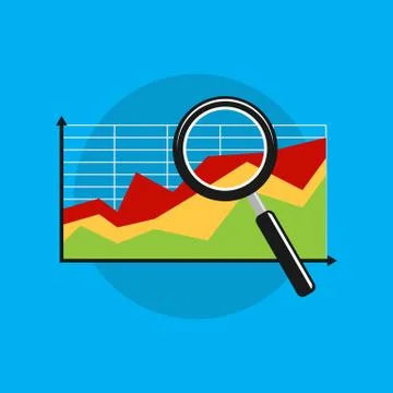 Business analytics symbol. Stock Illustration