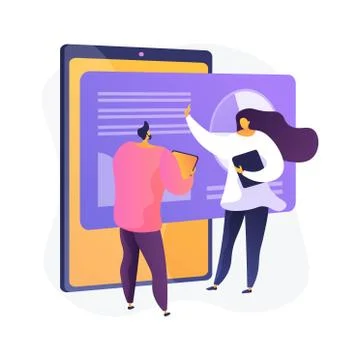 Business analytics vector concept metaphor 스톡 일러스트