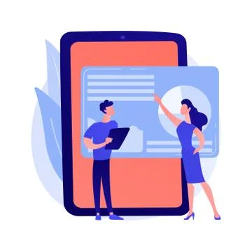 Business analytics vector concept metaphor Stock Illustration