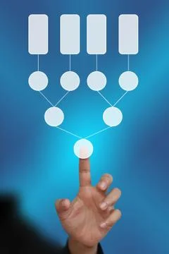 Business analyze concept Illustrazione stock