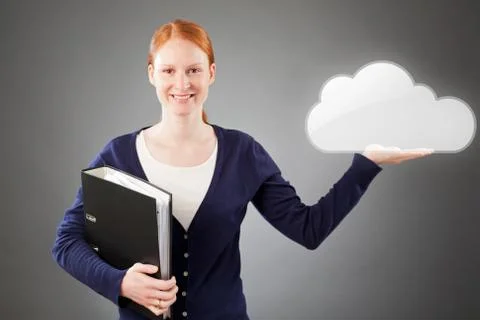 Business and cloud computing Stock Photos