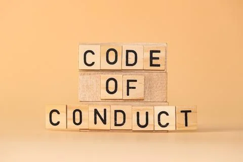 Business and code of conduct concept Stock Photos